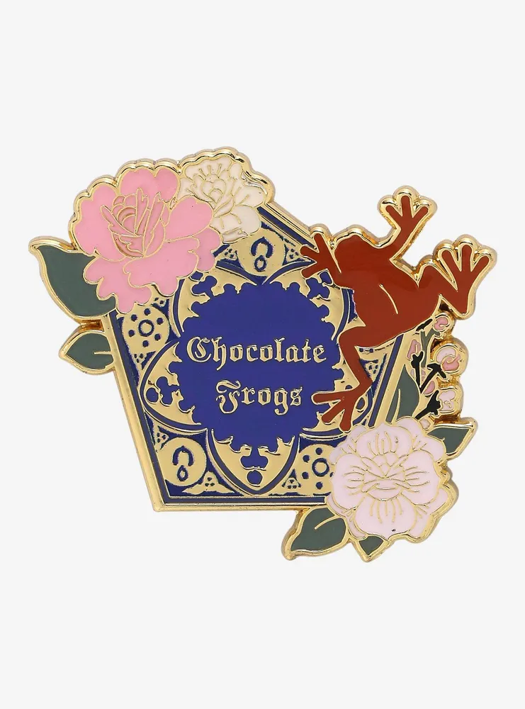 Loungefly Harry Potter Chocolate Frog Floral Enamel Pin - BoxLunch Exclusive