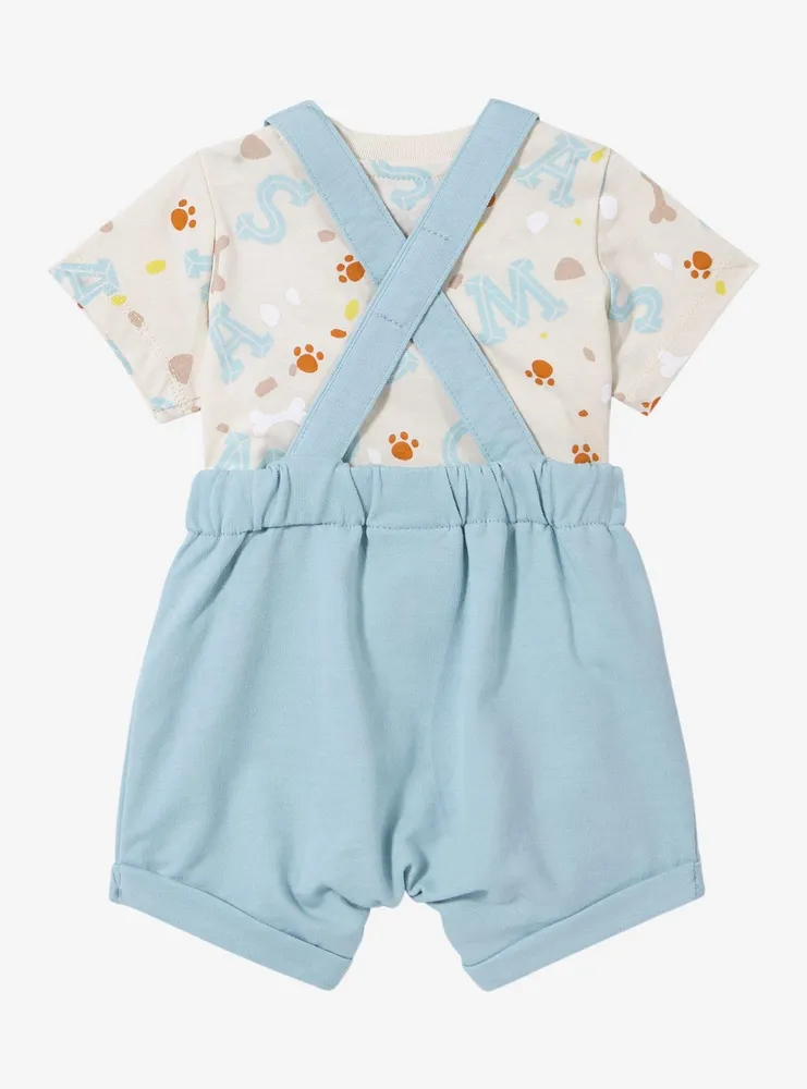 Disney Lady and the Tramp Scamp Infant Overall Set - BoxLunch Exclusive