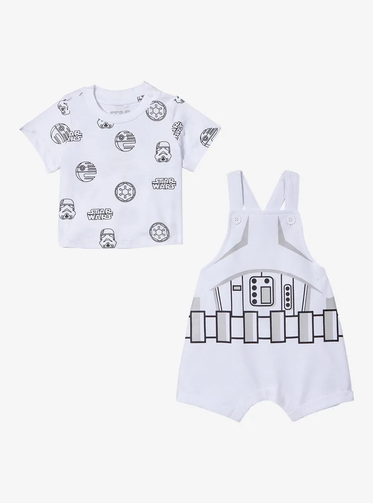 Star Wars Stormtrooper Uniform Infant Overall Set - BoxLunch Exclusive