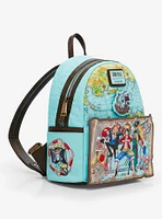 Loungefly One Piece Straw Hat Crew Map Mini Backpack