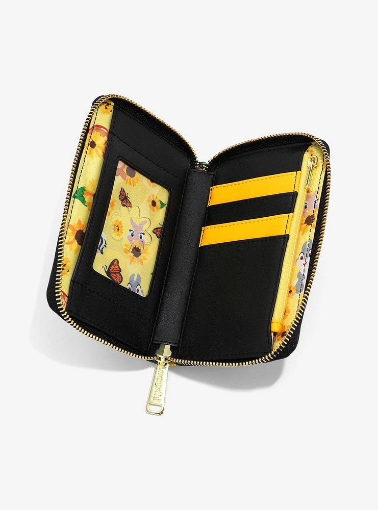 Loungefly Disney Bambi Sunflower Zipper Wallet