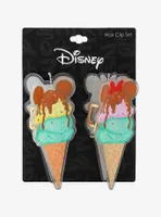 Disney Mickey & Minnie Mouse Ice Cream Claw Clip Set - BoxLunch Exclusive