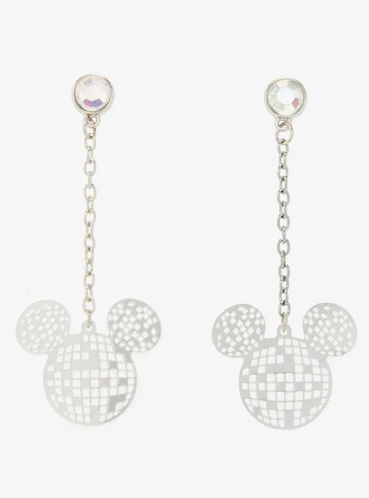 Disney Mickey Mouse Disco Ball Charm Earrings - BoxLunch Exclusive