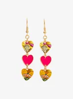 Hey Arnold! Helga & Arnold Heart Charm Earrings