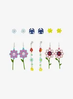 Marvel Spider-Man Flowers Earring Set