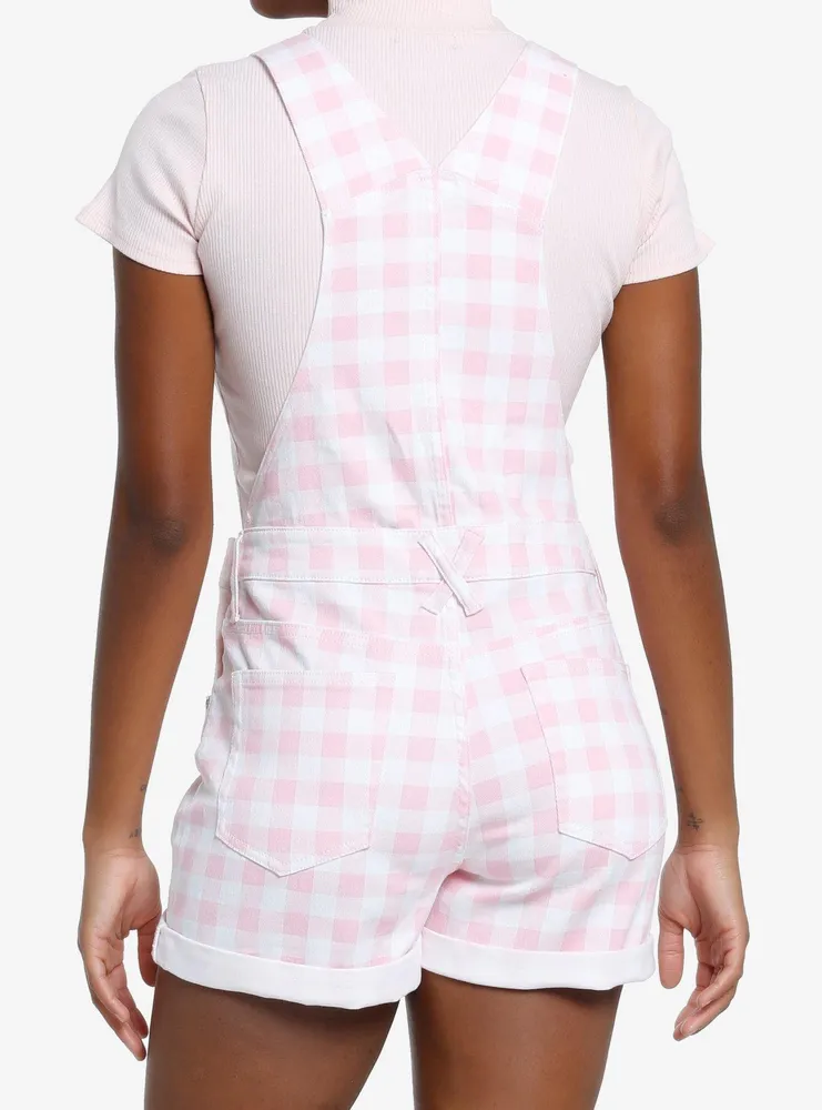 Hello Kitty And Friends Ice Cream Gingham Shortalls