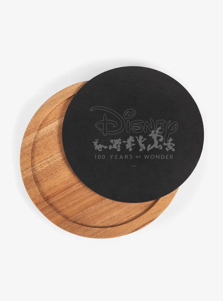 Disney100 Mickey Mouse Insignia Serving Board with Cheese Tools