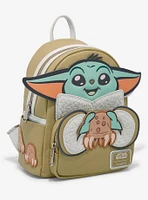 Loungefly Star Wars The Mandalorian Grogu With Crab Mini Backpack