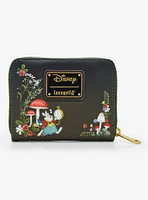 Loungefly Disney Alice in Wonderland Alice Mushrooms Zip Wallet — BoxLunch Exclusive