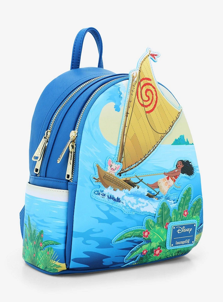 Loungefly Disney Moana Pua Canoe Mini Backpack