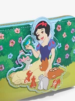 Loungefly Disney Snow White and the Seven Dwarfs Snow White Forest Animals Zip Wallet — BoxLunch Exclusive