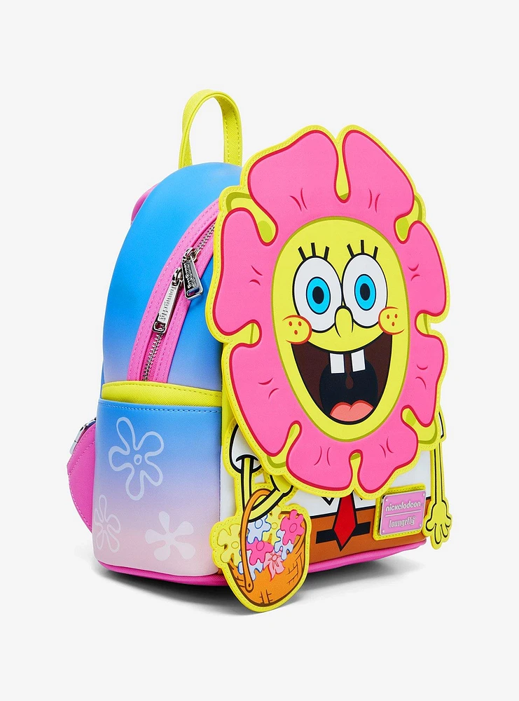 Loungefly SpongeBob SquarePants Flower Face Mini Backpack — BoxLunch Exclusive