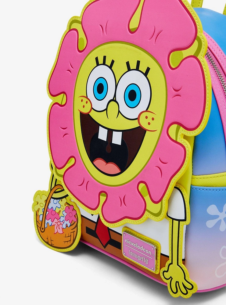 Loungefly SpongeBob SquarePants Flower Face Mini Backpack — BoxLunch Exclusive