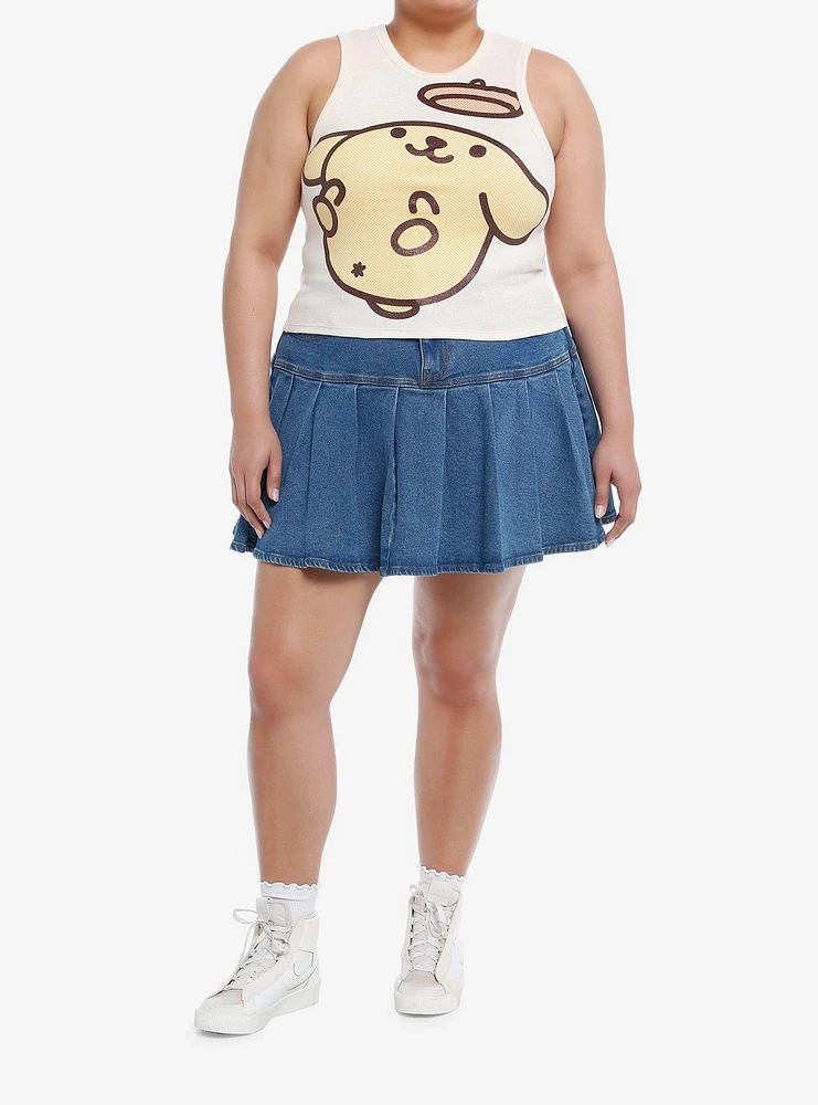 Pompompurin Jumbo Glitter Girls Tank Top Plus