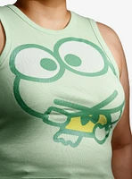 Keroppi Glitter Girls Ribbed Tank Top Plus