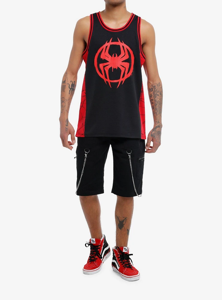 Marvel Spider-Man: Across The Spider-Verse Miles Morales Basketball Jersey