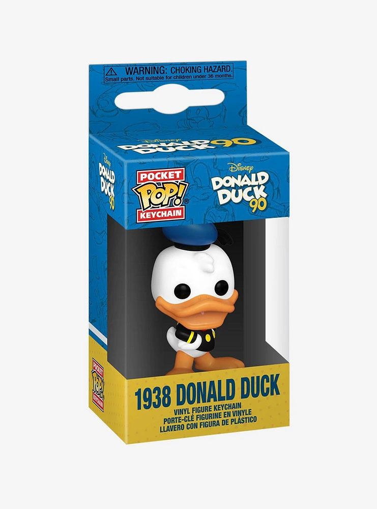 Funko Disney Donald Duck 90 Pocket Pop! 1938 Donald Duck Vinyl Key Chain