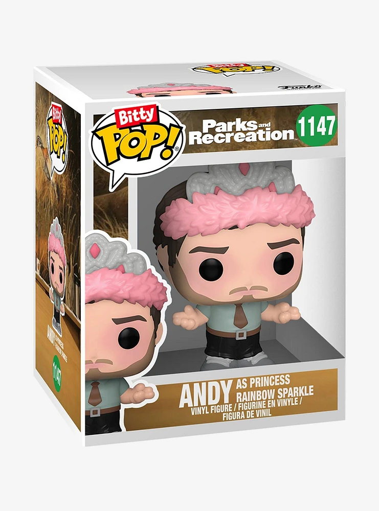 Funko Parks And Recreation Bitty Pop! Andy Dwyer & More Vinyl Figure Set