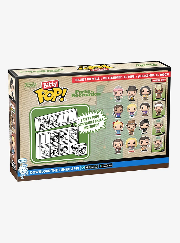 Funko Parks And Recreation Bitty Pop! Andy Dwyer & More Vinyl Figure Set