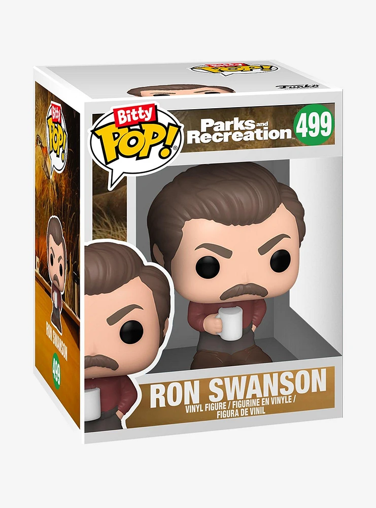 Funko Parks And Recreation Bitty Pop! Ron Swanson & More Vinyl Figure Set