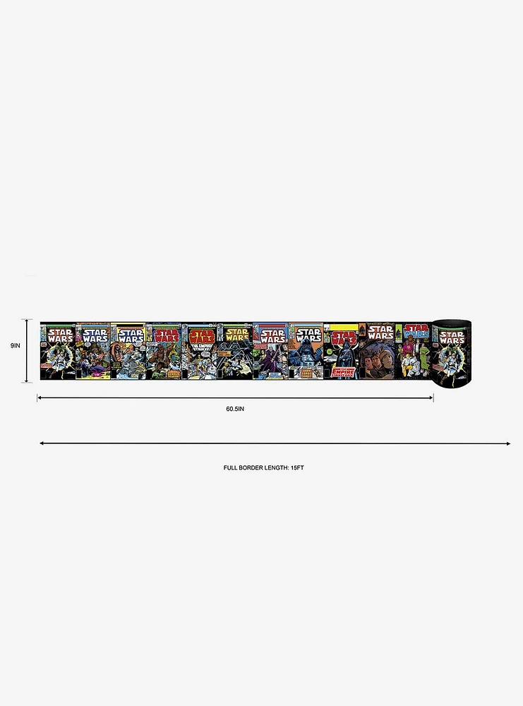 Star Wars Comic Books Peel & Stick Wallpaper Border