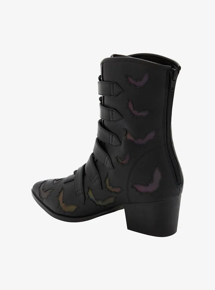 Strange Cvlt Reflective Bat Coven Booties