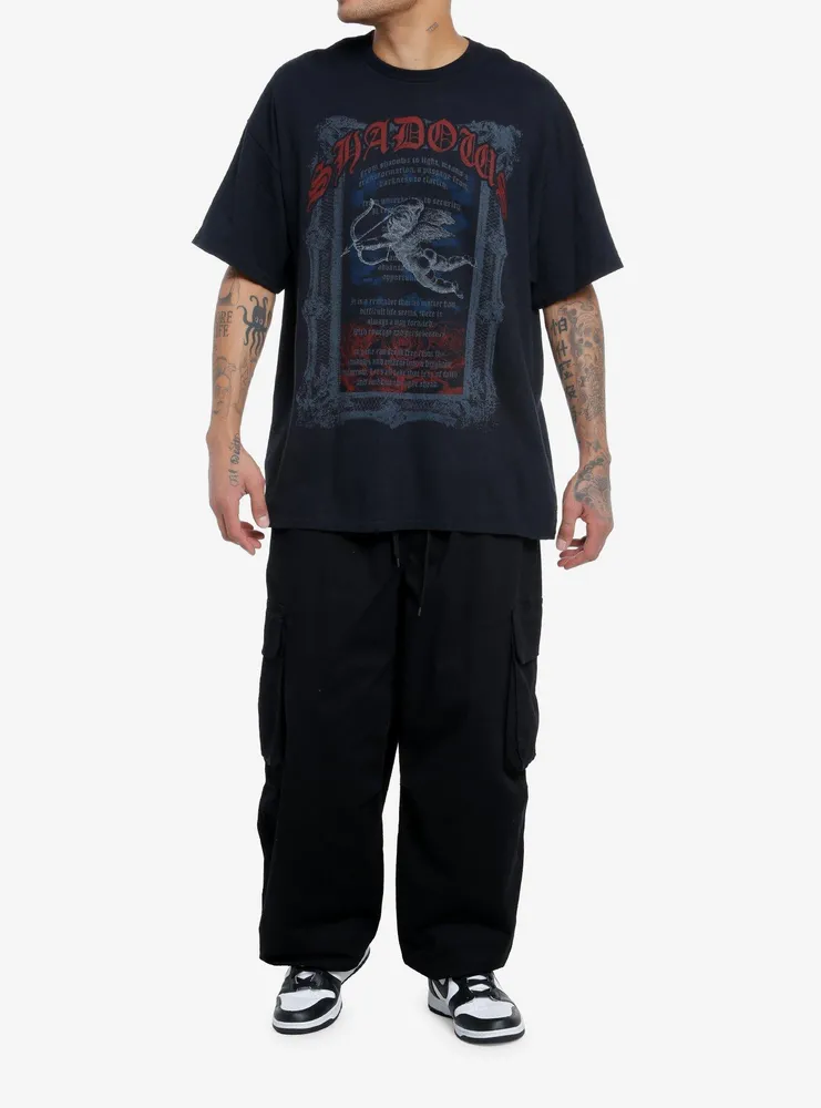 Cosmic Aura Dark Paradise Oversized T-Shirt