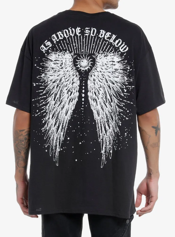 Cosmic Aura As Above So Below Oversized T-Shirt