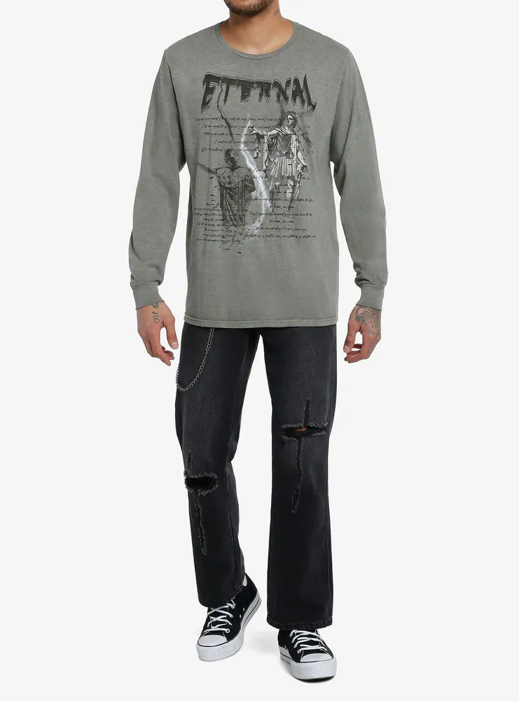 Cosmic Aura Eternal Statues Long-Sleeve T-Shirt