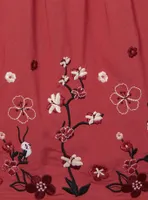 Disney Mulan Floral Women's Smock Blouse - BoxLunch Exclusive