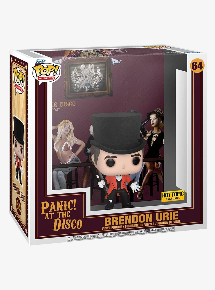 Funko Panic! At The Disco Pop! Albums Brendon Urie Vinyl Figure Hot Topic Exclusive