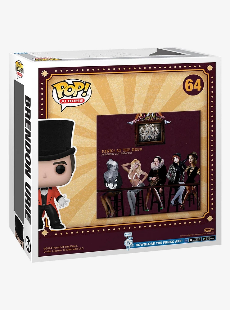 Funko Panic! At The Disco Pop! Albums Brendon Urie Vinyl Figure Hot Topic Exclusive