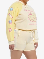 Pompompurin Sweets Girls Crop Hoodie Plus