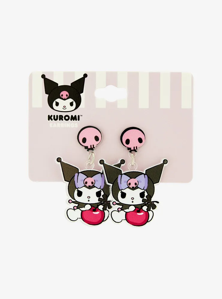 Sanrio Kuromi Cherry Charm Earrings - BoxLunch Exclusive