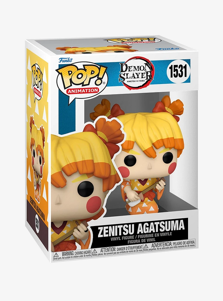 Funko Demon Slayer: Kimetsu No Yaiba Pop! Animation Zenitsu Agatsuma Vinyl Figure