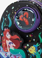 Loungefly Disney The Little Mermaid 35th Anniversary Ariel Glow-in-the-Dark Mini Backpack