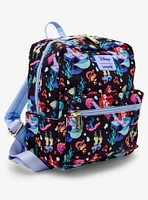 Loungefly Disney The Little Mermaid 35th Anniversary Under the Sea Allover Print Mini Backpack