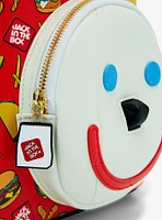 Loungefly Jack in the Box Mascot Glow-in-the-Dark Mini Backpack