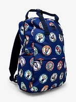 Loungefly One Piece Characters Allover Print Backpack
