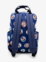 Loungefly One Piece Characters Allover Print Backpack