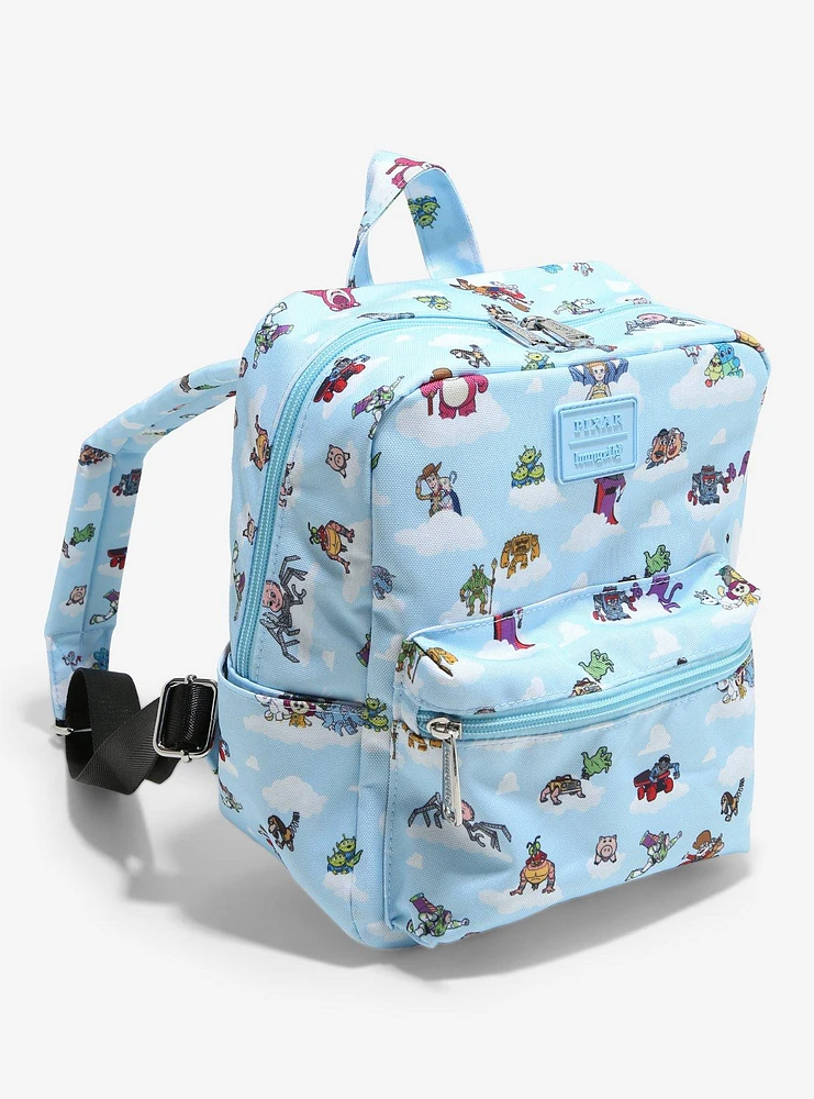 Loungefly Disney Pixar Toy Story Characters Allover Print Nylon Mini Backpack