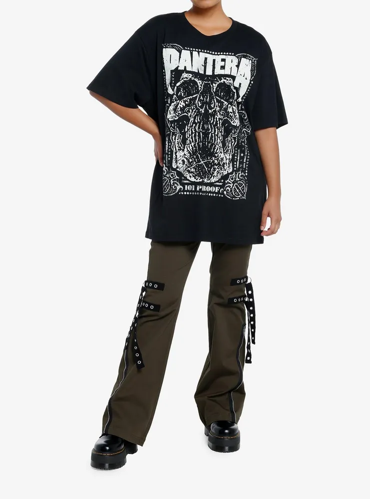 Pantera Official Live: 101 Proof Girls Oversized T-Shirt