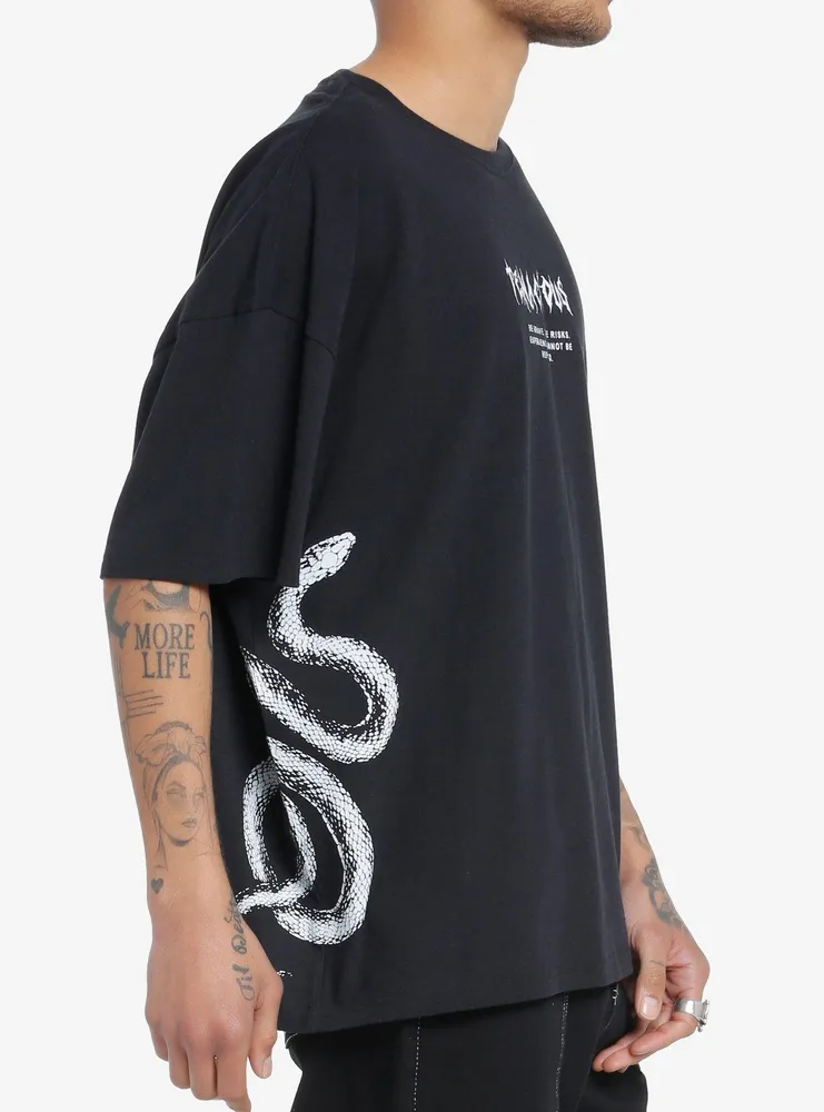 Social Collision Tenacious Snakes Twofer Long-Sleeve T-Shirt