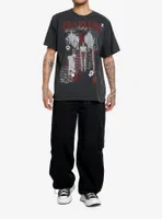 Social Collision® Fearless Triumph Skeletons Oversized T-Shirt
