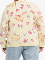 Pompompurin Sweets Girls Cardigan Plus