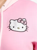 Hello Kitty Rhinestone Color-Block Girls Hoodie Plus