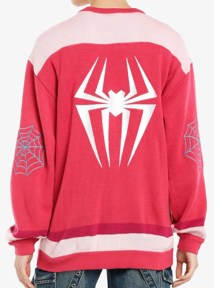 Her Universe Marvel Spider-Man: Across The Spider-Verse Spider-Gwen Girls Cardigan