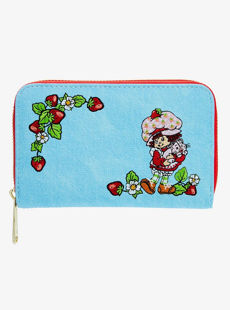 Loungefly Strawberry Shortcake Gingham Scented Zip Wallet