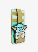 Loungefly Star Wars The Mandalorian Grogu with Crab Cardholder