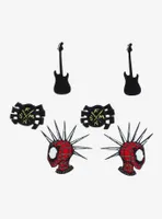 Marvel Spider-Man: Across The Spider-Verse Spider-Punk Stud Earring Set